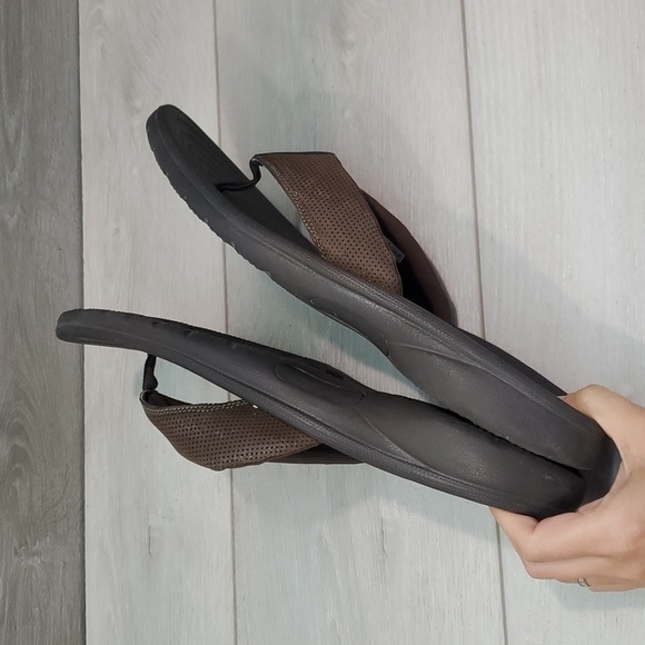 Crocs Mens Comfort Outdoor Rubber Thong Sandals Flats shoes sz 12 - Picture 8 of 10